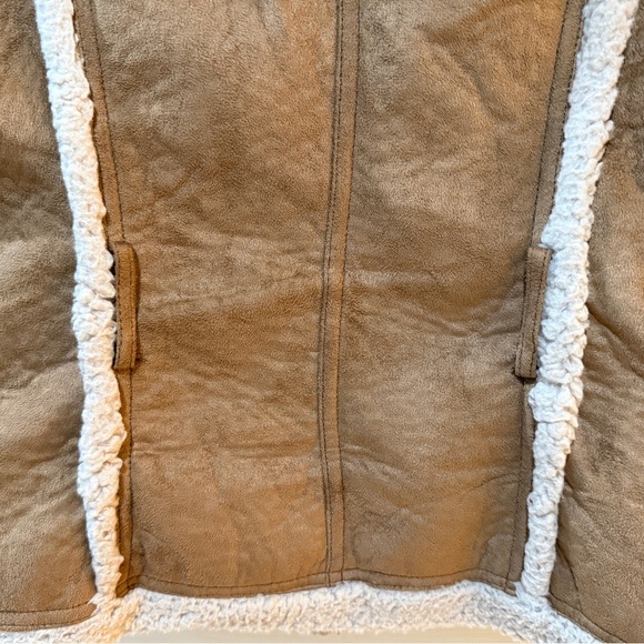 Bernardo Women's Tan Faux Suede Teddy Jacket Fall Staple Jacket🍂🍁🎃 - Picture 6 of 10